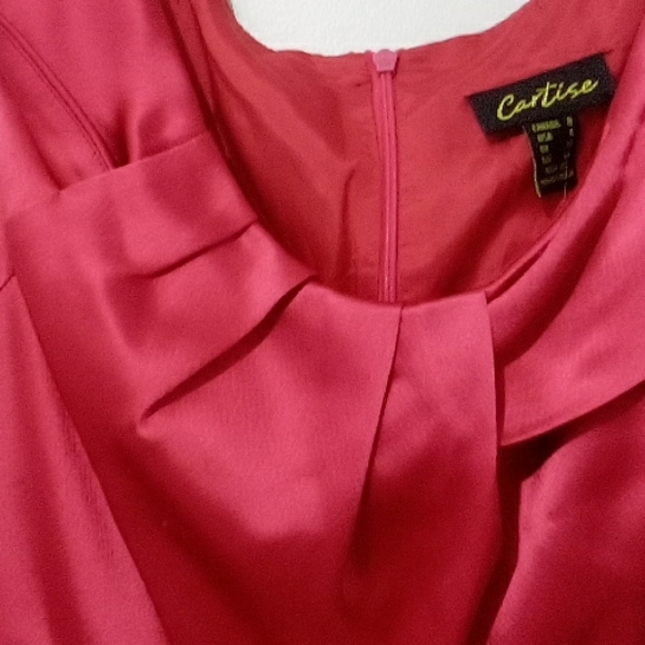 Cartise red cocktail dress - Picture 2 of 9